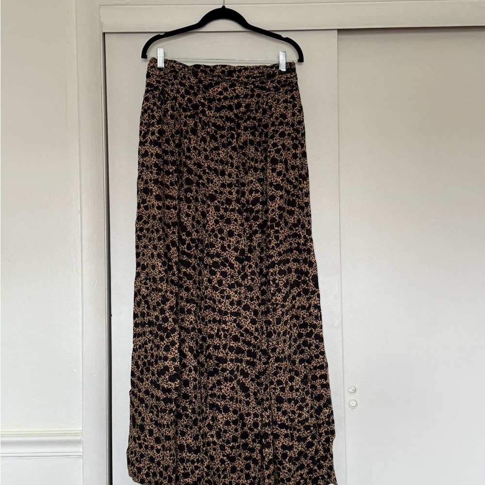 Spotted Wide Leg Pants
